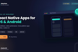 develop react native app working both IOS and android