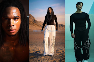 do premium realistic ai clothing video