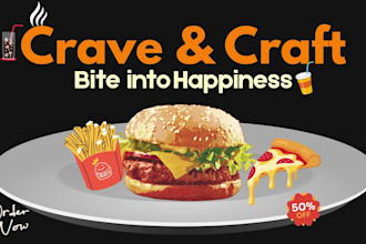 design a professional mascot food or truck logo