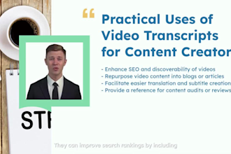 transcribe your video into srt for closed captioning