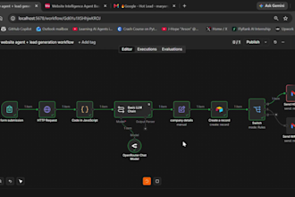 build an ai lead qualification and scoring workflow in n8n