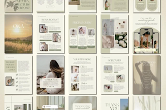 design a coaching workbook in canva for your coaching program