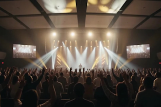 create church event promotional video for conferences
