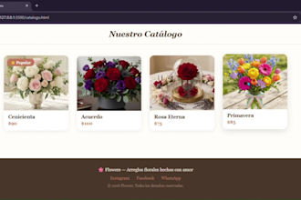 design and code a modern website with HTML and CSS