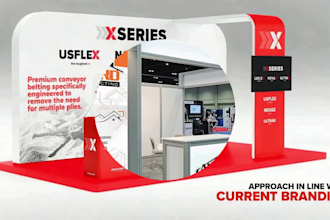 create a tradeshow booth pop up backdrop banner table cover to get more leads