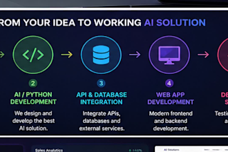 build ai agents, chatbots, automation and ai web apps