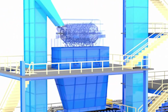 create 3d factory equipment process animation, industrial animation, machinery