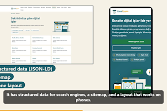 build a fast static business website with SEO basics