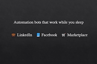 build you an automated linkedin outreach and connection bot