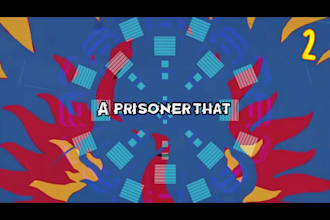 trippy animated lyric music video