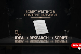 write engaging youtube video script for shorts and long form