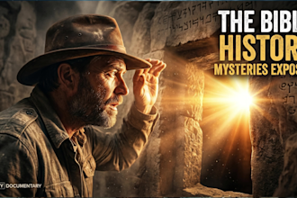 create cinematic bible history documentary videos and high CTR thumbnails