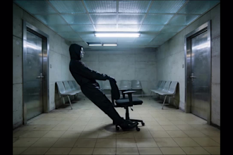 create a cinematic ai music video in a24 style