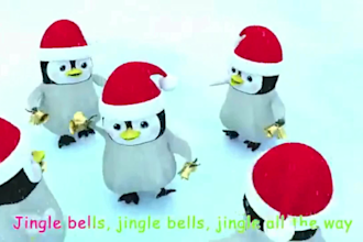 create a cute and magical christmas story animation for kids