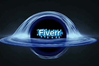 do logo or brand name animation in vj loop