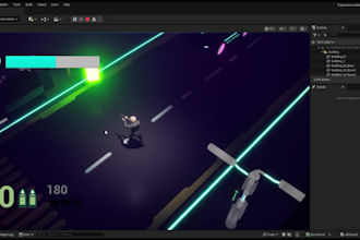 create a top down shooter game prototype in unreal engine