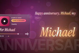create a personalized birthday song with their name as a gift