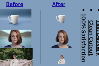 do professional background removal and photo cutout
