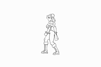 create a 2d anime style animation for you