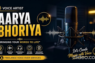 work as female hindi voice over artist