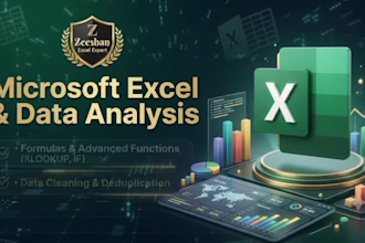 do microsoft excel data analysis, formulas, and spreadsheets