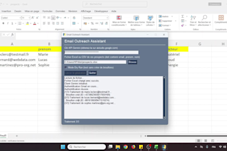 generate 100 personalized emails in 12 hours including emails