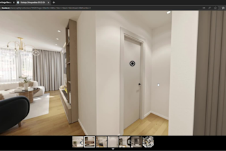 create photorealistic 3d interior renders for apartments