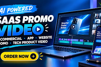 saas promo video ai commercial app website promo tech product video