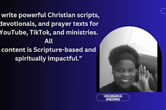 write christian prayer and spiritual warfare scripts