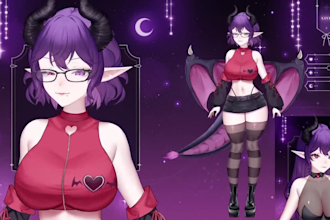vtuber vtuber model live2d vtuber mode live 2d vtuber model 2d vtuber model 2d