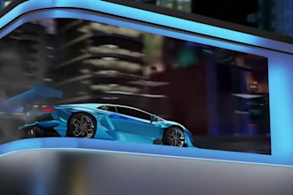 do 3d anamorphic animation, 3d led billboard animation