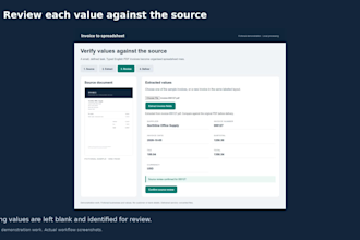 extract invoice PDF data into a clean excel or CSV file