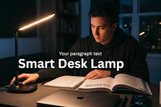 create a professional video and for your smart desk lamp