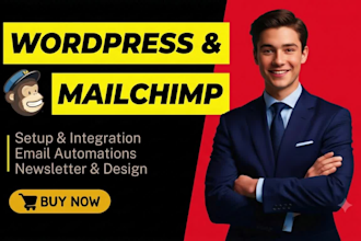 setup wordpress email marketing automation mailchimp newsletter