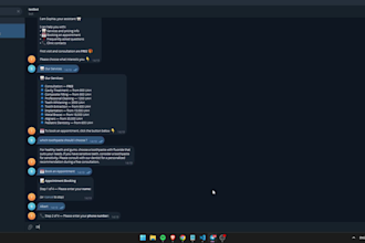 create an ai telegram bot for customer support