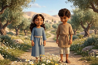 create 3d bible story animation and christian videos for kids