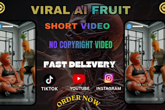 create viral ai fruits story video, ai funny, ai talking fruit short video