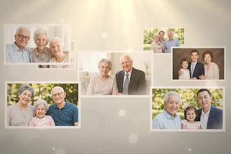 create cinematic photo slideshow video wedding birthday anniversary and memorial