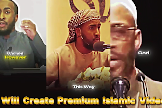 create islamic shorts or reels