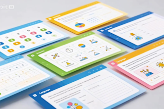 criadora de materiais educacionais personalizados no canva