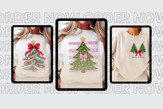 craft unique christmas t shirt artwork for your brand
