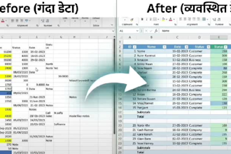 clean, sort and structure your spreadsheet data