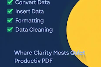 do accurate data entry