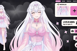 design and rig your anime vtuber model with live2d or 3d