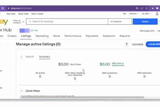 be your ebay store manager or virtual assistant