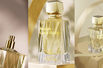 create 3d or ai ads for perfumes, beauty products, animation