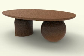 3d model your coffee table and provide technical drawings