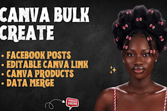 canva bulk create bulk image creation data merge social media canva template