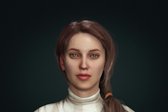 model 3d metahuman character hyper realistic human avatar arkit facial animation