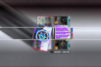 design futuristic 3d gaming mobile concept and mechanical mockups
